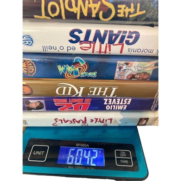 Lot of 6 Little Giants The Kid Sandlot Space Jam VHS Tape Vintage Movie Y2K 90s - Picture 4 of 4